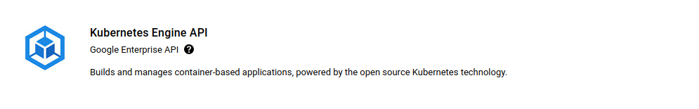 Kubernetes Engine API